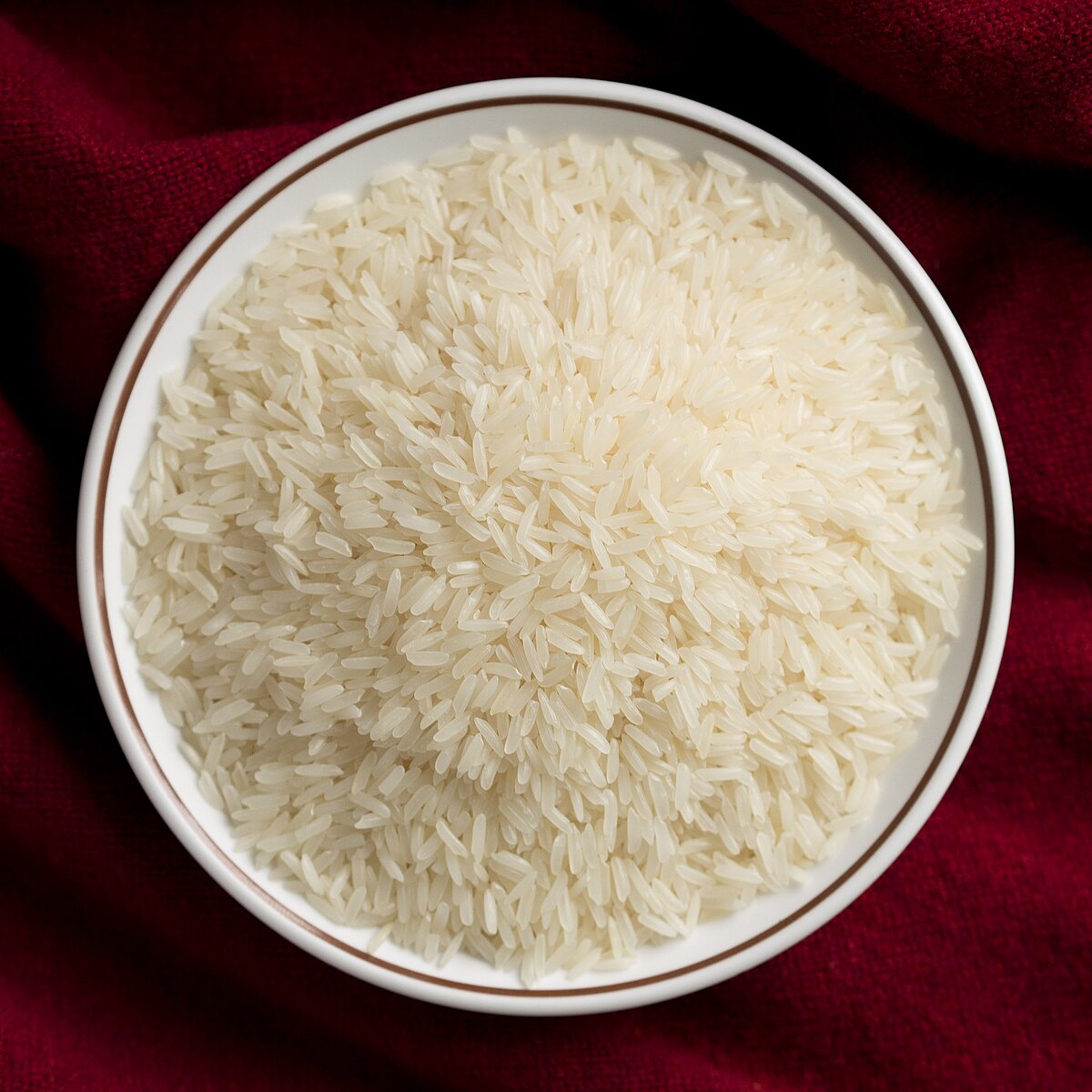 Authentic long-grain organic Basmati rice sourced from Indian farmers
